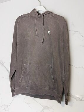 Women's Washed Gray Pullover Hoodie - Soft Everyday Sweatshirt Poshfest